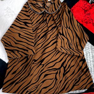 Tiger Print Top!