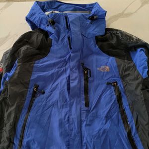 NORTH FACE GORTEX HOODED WINDCHEATER BLUE JACKET