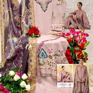 Pakistani Lawn Dress Material New With Pack