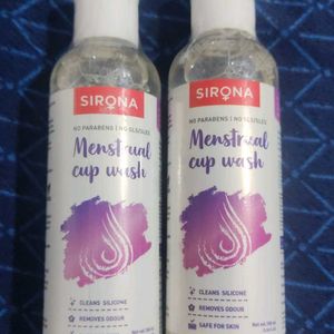 Combo Of 2 Sirona Menstrual Cup wash