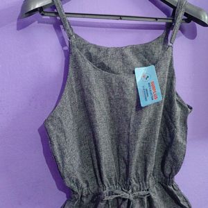 Fabulous Grey Jumpsuit For Girls And Women's