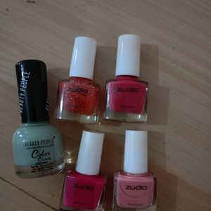 Set Of 5 Nailpaints