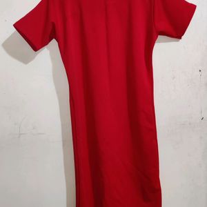 Red Bodycon One Piece