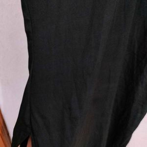 Black Plain Kurti