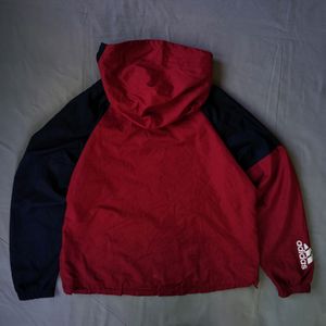 ADIDAS RED WINDCHEATER JACKET