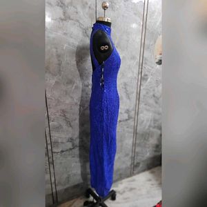 Royal Blue Long Dress 👗