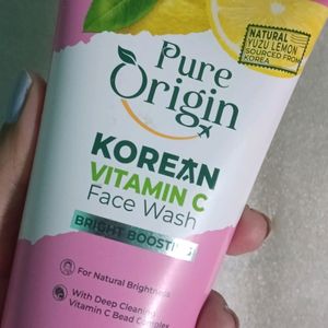 (Sealed) Korean Vitamin C Facewash Pure Origin
