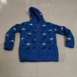 Winter Jacket With Hoodie