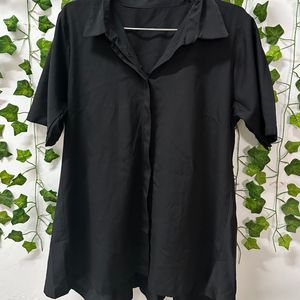 Black button up shirt