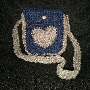 Handmade/ Crochet Sling Bag