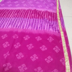 New🌟 Leheriya Georgette Saree..