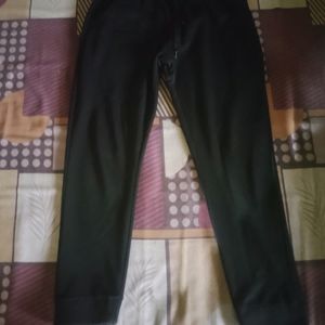 100% Pure Heavy Cotton Black Track  Pant