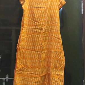 Ikkat Cotton Kurta