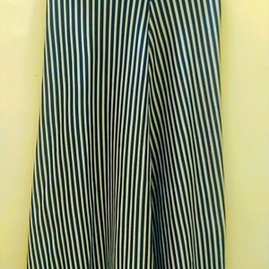 Long Skirt For Womens Zebra Check