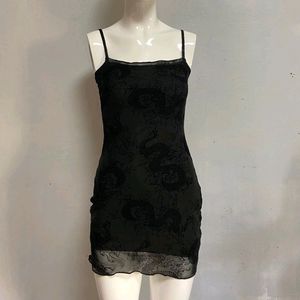 Velvet Fitted H&m Dress