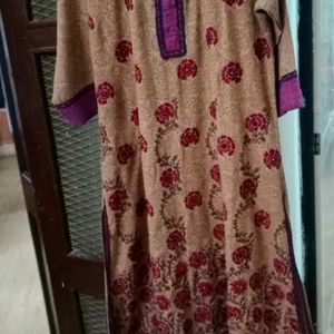 kurta embroidered kashmiri