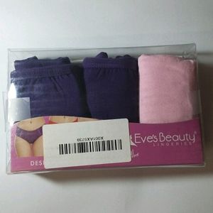 Eve's Beauty Women's Cotton Panties (Pack of 3)