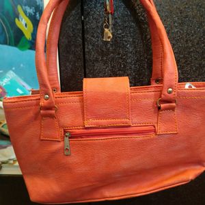 Beautiful Coral Colour Handbag 👜