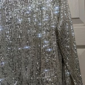 Sequins Off-white Top