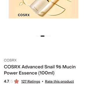 Cosrx Advanced Snail 96 Mucin Power Essence