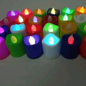 Diwali Candles LED Pack Of 24