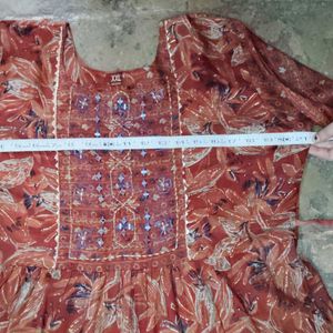 Frock Style Ethnic Kurti