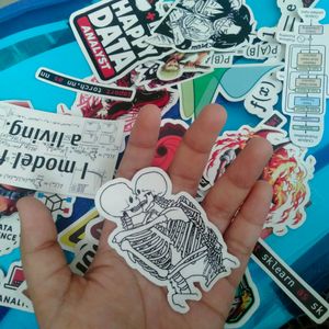 Waterproof Stickers Set Of 20 (1-4cm)