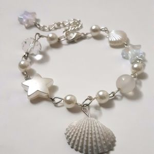 Real Shell Pearl Bracelet