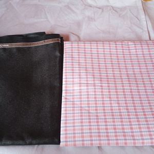 Two Pair Of Unstitched Pant Shirt For Man 💗