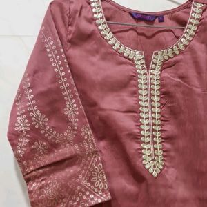 Dust Rose Pink Kurti