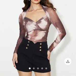 mesh top by savana