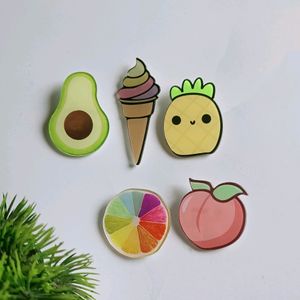 2pcs Kawaii Brooch Pins