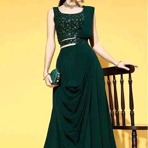 Ethnic Green Lehenga