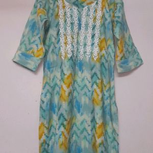 Blue Kurti For Women