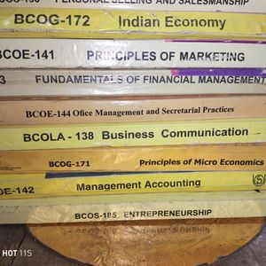 IGNOU Bcomg 3 Rd Year Books