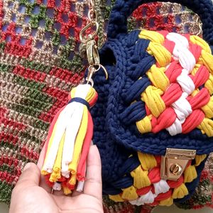 Stunning T-shirt Yarn Sling Bag