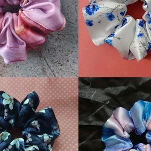 Printed Scrunchies