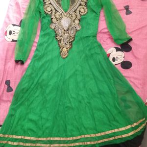 Gown With Laggin And Dupatta