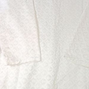 White Chikan Kari Kurta🤍