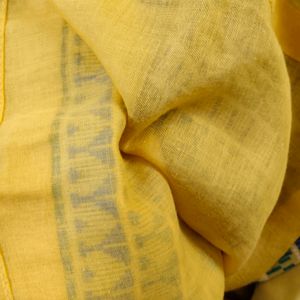 Pure Cotton Yellow Kurta