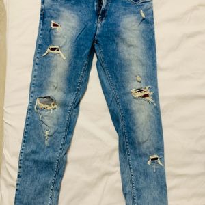 Women Spykar Ripped Jeans 👖 Size 30