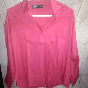 ZARA pink formal shirt