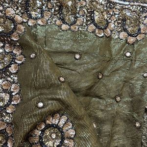 Women Saree With Blouse And Peticot