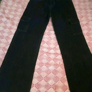 Charcoal Cargo Jeans🔥( Offer Is For Now )