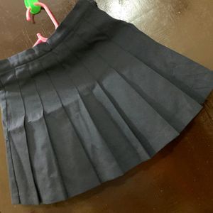 NAVY BLUE KOREAN SKIRT