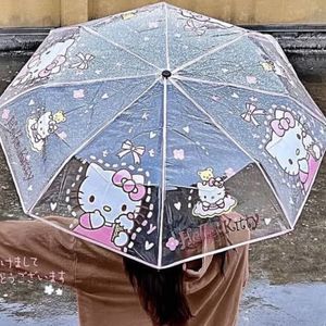 Hello Kitty Transparent Umbrella