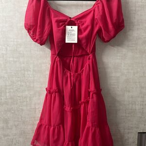 Diamond Back Magenta Cute Dress