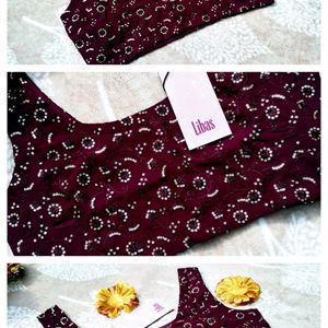 🆕🆕Libas Burgundy Ready To Wear Lehenga Set