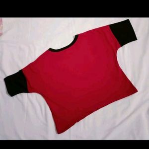 (₹250)Boxy Fit Crop Top ♥️