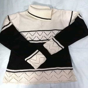 Black And White Sweater